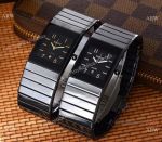 Rado Jubile Knockoff Watch - Black Ceramic Mens Size Watch